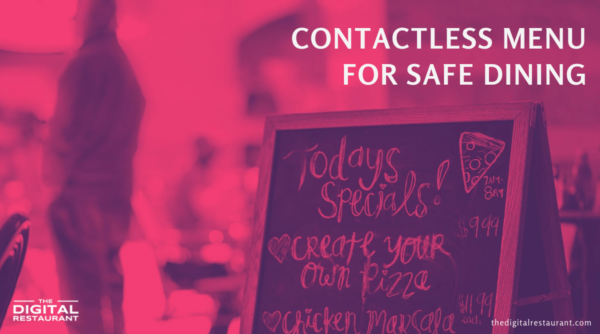 contactless menu for safe dining