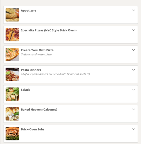Online restaurant menu - optimize the menu on your website to get more orders